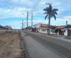 PR-412 duplicação entre Matinhos e Praia de Leste - sub-base do pavimento