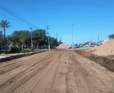 PR-412 duplicação entre Matinhos e Praia de Leste - regularização de subleito