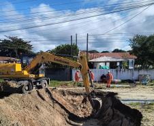 PR-412 duplicação entre Matinhos e Praia de Leste - implantação de drenagem