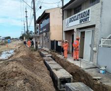 PR-412 duplicação entre Matinhos e Praia de Leste - implantação de drenagem