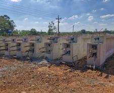 PR-498 nova ponte sobre o Rio Ivaí entre São Carlos do Ivaí e Japurá - fabricação de peças