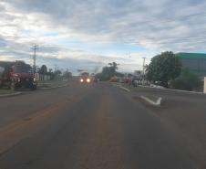PR-170 em Guarapuava - viaduto Rua Moacyr Júlio Silvestri