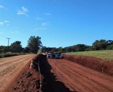 PR-239 pavimentação entre Mato Rico e Roncador - terraplenagem