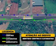 Desvio de tráfego na BR-469