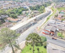 PR-151 novo viaduto em Palmeira