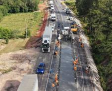 PR-151 whitetopping entre Ponta Grossa e Palmeira