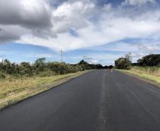 Serviços de conservação na PR-170 em Pinhão