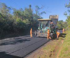 PR-218: conservação de pista entre Paranavaí e Amaporã altera o tráfego de veículos