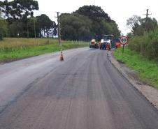 PR-427 serviços de conservação entre Campo do Tenente e a Lapa