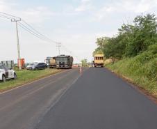 Rodovia entre Iporã e Altônia tem alterações no tráfego com sistema para-e-siga