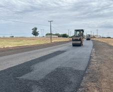 Rodovia entre Vera Cruz do Oeste e São Pedro do Iguaçu tem serviços na pista