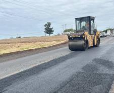 Rodovia entre Vera Cruz do Oeste e São Pedro do Iguaçu tem serviços na pista