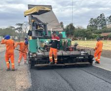 Rodovia entre Vera Cruz do Oeste e São Pedro do Iguaçu tem serviços na pista