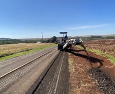 Rodovia de Marechal Cândido Rondon tem pare-e-siga para obras do DER/PR