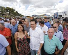 O governador Carlos Massa Ratinho Junior autoriza o início das obras de recuperação do Contorno Sul de Maringá (Noroeste). A obra será feita com recursos do Governo do Estado.  -  Maringá, 06/02/2019  -  Foto: Arnaldo Alves/ANPr