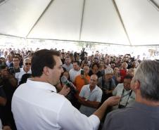 O governador Carlos Massa Ratinho Junior autoriza o início das obras de recuperação do Contorno Sul de Maringá (Noroeste). A obra será feita com recursos do Governo do Estado.  -  Maringá, 06/02/2019  -  Foto: Arnaldo Alves/ANPr