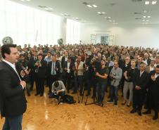 Governador Carlos Massa Ratinho Júnior dá posse ao secretário de Estado da Infrestrurura e Logística, Sandro Alex, e ao diretor do Departamento de Estradas e Rodagem (DER), João Alfredo zampieri - Curitiba, 13/02/2019 - Foto: Rodrigo Félix Leal/ANPr