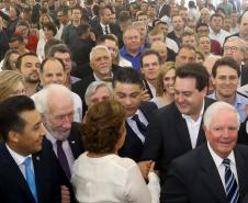 Governador Carlos Massa Ratinho Júnior dá posse ao secretário de Estado da Infrestrurura e Logística, Sandro Alex, e ao diretor do Departamento de Estradas e Rodagem (DER), João Alfredo zampieri  -  Curitiba, 13/02/2019  -  Foto: Jaelson Lucas/ANPr