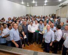 Governador Carlos Massa Ratinho Junior visita a Expo Umuarama e anuncia recursos para investimentos em infraestrutura e melhoria urbana no município. -  Umuarama, 15/03/2019  -  Foto: José Fernando Ogura/ANPr