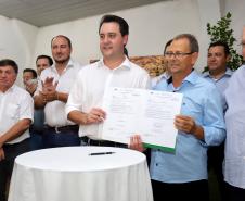 Governador Carlos Massa Ratinho Junior visita a Expo Umuarama e anuncia recursos para investimentos em infraestrutura e melhoria urbana no município. -  Umuarama, 15/03/2019  -  Foto: José Fernando Ogura/ANPr