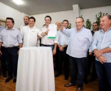 Governador Carlos Massa Ratinho Junior visita a Expo Umuarama e anuncia recursos para investimentos em infraestrutura e melhoria urbana no município. -  Umuarama, 15/03/2019  -  Foto: José Fernando Ogura/ANPr