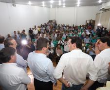 Governador Carlos Massa Ratinho Junior visita a Expo Umuarama e anuncia recursos para investimentos em infraestrutura e melhoria urbana no município. -  Umuarama, 15/03/2019  -  Foto: José Fernando Ogura/ANPr