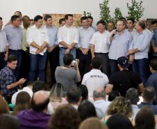 Governador Carlos Massa Ratinho Junior visita a Expo Umuarama e anuncia recursos para investimentos em infraestrutura e melhoria urbana no município. -  Umuarama, 15/03/2019  -  Foto: José Fernando Ogura/ANPr