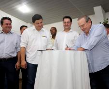 Governador Carlos Massa Ratinho Junior visita a Expo Umuarama e anuncia recursos para investimentos em infraestrutura e melhoria urbana no município. -  Umuarama, 15/03/2019  -  Foto: José Fernando Ogura/ANPr