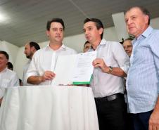 Governador Carlos Massa Ratinho Junior visita a Expo Umuarama e anuncia recursos para investimentos em infraestrutura e melhoria urbana no município. -  Umuarama, 15/03/2019  -  Foto: José Fernando Ogura/ANPr