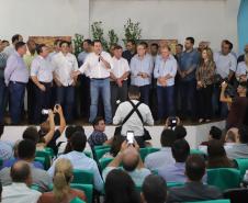 Governador Carlos Massa Ratinho Junior visita a Expo Umuarama e anuncia recursos para investimentos em infraestrutura e melhoria urbana no município. -  Umuarama, 15/03/2019  -  Foto: José Fernando Ogura/ANPr