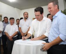 Governador Carlos Massa Ratinho Junior visita a Expo Umuarama e anuncia recursos para investimentos em infraestrutura e melhoria urbana no município. -  Umuarama, 15/03/2019  -  Foto: José Fernando Ogura/ANPr