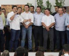 Governador Carlos Massa Ratinho Junior visita a Expo Umuarama e anuncia recursos para investimentos em infraestrutura e melhoria urbana no município. -  Umuarama, 15/03/2019  -  Foto: José Fernando Ogura/ANPr