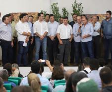 Governador Carlos Massa Ratinho Junior visita a Expo Umuarama e anuncia recursos para investimentos em infraestrutura e melhoria urbana no município. -  Umuarama, 15/03/2019  -  Foto: José Fernando Ogura/ANPr