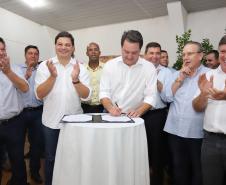 Governador Carlos Massa Ratinho Junior visita a Expo Umuarama e anuncia recursos para investimentos em infraestrutura e melhoria urbana no município. -  Umuarama, 15/03/2019  -  Foto: José Fernando Ogura/ANPr