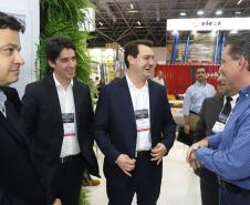 O governador Carlos Massa Ratinho Júnior esteve nesta terça-feira (19) na Intermodal South America 2019, maior feira do setor de logística e comércio exterior da América Latina, onde o Estado está presente com um estande dos Portos do Paraná.  -  São Paulo, 19/03/2019  -  Foto: Rodrigo Félix Leal/ANPr