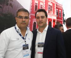 O governador Carlos Massa Ratinho Júnior esteve nesta terça-feira (19) na Intermodal South America 2019, maior feira do setor de logística e comércio exterior da América Latina, onde o Estado está presente com um estande dos Portos do Paraná.  -  São Paulo, 19/03/2019  -  Foto: Rodrigo Félix Leal/ANPr