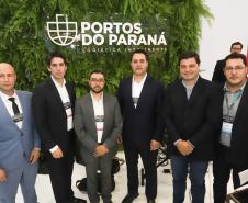 O governador Carlos Massa Ratinho Júnior esteve nesta terça-feira (19) na Intermodal South America 2019, maior feira do setor de logística e comércio exterior da América Latina, onde o Estado está presente com um estande dos Portos do Paraná.  -  São Paulo, 19/03/2019  -  Foto: Rodrigo Félix Leal/ANPr