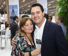 O governador Carlos Massa Ratinho Júnior esteve nesta terça-feira (19) na Intermodal South America 2019, maior feira do setor de logística e comércio exterior da América Latina, onde o Estado está presente com um estande dos Portos do Paraná.  -  São Paulo, 19/03/2019  -  Foto: Rodrigo Félix Leal/ANPr