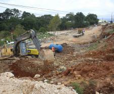 Rodovia da Uva - Obras - Colombo. Foto: Jaelson Lucas/ANPr