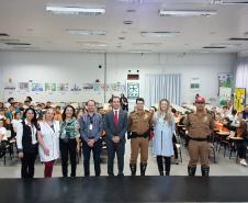 Diretor-geral do DER, João Alfredo Zampieri, participou da primeira unidade de Escola de Trânsito   -  Foto: Divulgação DER