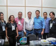O governador Carlos Massa Ratinho Junior  participa de coletiva na Expolondrina nesta quarta-feira (10).  Londrina, 10/04/2019 -  Foto: Geraldo Bubniak/ANPr