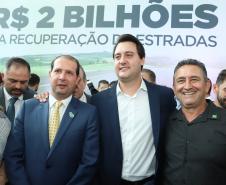 O governador Carlos Massa Ratinho Junior lançou, nesta terça-feira (07), o Programa de Revitalização das Estradas, que vai beneficiar todas as regiões do Paraná. Foto: Rodrigo Felix Leal/ANPr