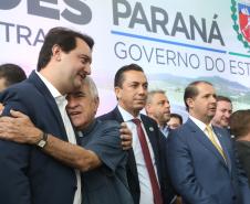 O governador Carlos Massa Ratinho Junior lançou o Programa de Revitalização das Estradas, que vai beneficiar todas as regiões do Paraná.
Foto Gilson Abreu/ANPr