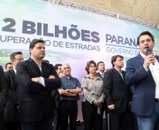 O governador Carlos Massa Ratinho Junior lançou o Programa de Revitalização das Estradas, que vai beneficiar todas as regiões do Paraná.
Foto Gilson Abreu/ANPr