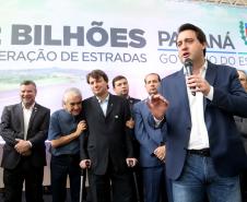 O governador Carlos Massa Ratinho Junior lançou o Programa de Revitalização das Estradas, que vai beneficiar todas as regiões do Paraná.
Foto Gilson Abreu/ANPr