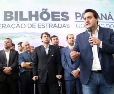 O governador Carlos Massa Ratinho Junior lançou o Programa de Revitalização das Estradas, que vai beneficiar todas as regiões do Paraná.
Foto Gilson Abreu/ANPr