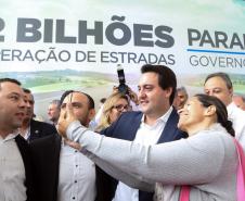 O governador Carlos Massa Ratinho Junior lançou o Programa de Revitalização das Estradas, que vai beneficiar todas as regiões do Paraná.
Foto Gilson Abreu/ANPr