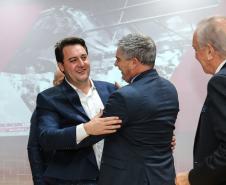 O governador Carlos Massa Ratinho Junior participa de reunião com associados do Sinduscon-PR.   Curitiba, 07/05/2019 -  Foto: Geraldo Bubniak/ANPro Bubniak/ANPr
