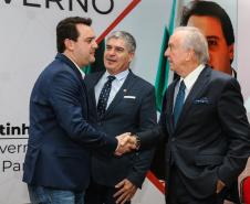 O governador Carlos Massa Ratinho Junior participa de reunião com associados do Sinduscon-PR.   Curitiba, 07/05/2019 -  Foto: Geraldo Bubniak/ANPr