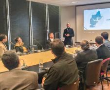 A Administração dos Portos do Paraná vai retomar os estudos para implantação do sistema unificado de identificação, rastreamento e autenticação de mercadorias no Estado. O diretor-presidente Luiz Fernando Garcia participou nesta terça-feira (11) do 3º Workshop Brasil ID Smart Port, na sede do Ministério Público do Estado, em Curitiba.  - Curitiba, 11/06/2019  -  Foto: Cláudio Neves/APPA